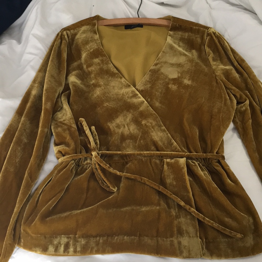 J.Crew Velvet top